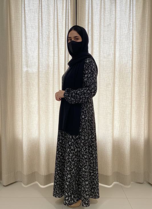 Ditsy Floral Abaya