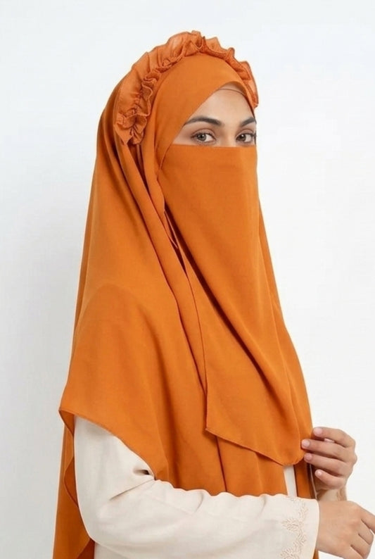 Crown Hijab Orange