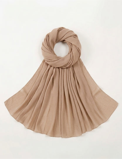 Beige Soft Georgette Scarf