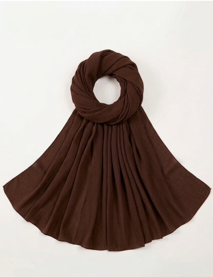 Chocolate brown Soft Georgette Scarf