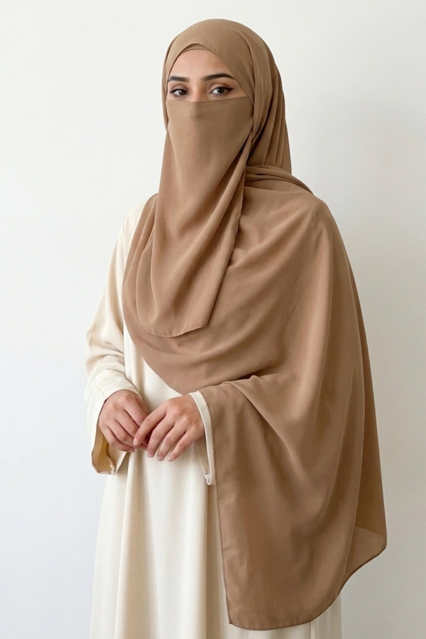 Premium 3-Piece Skin Hijab Set