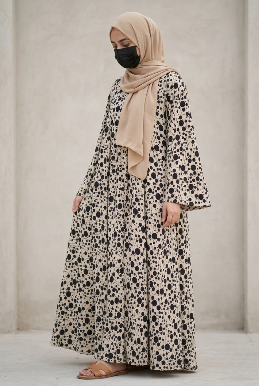 Beige Polka
