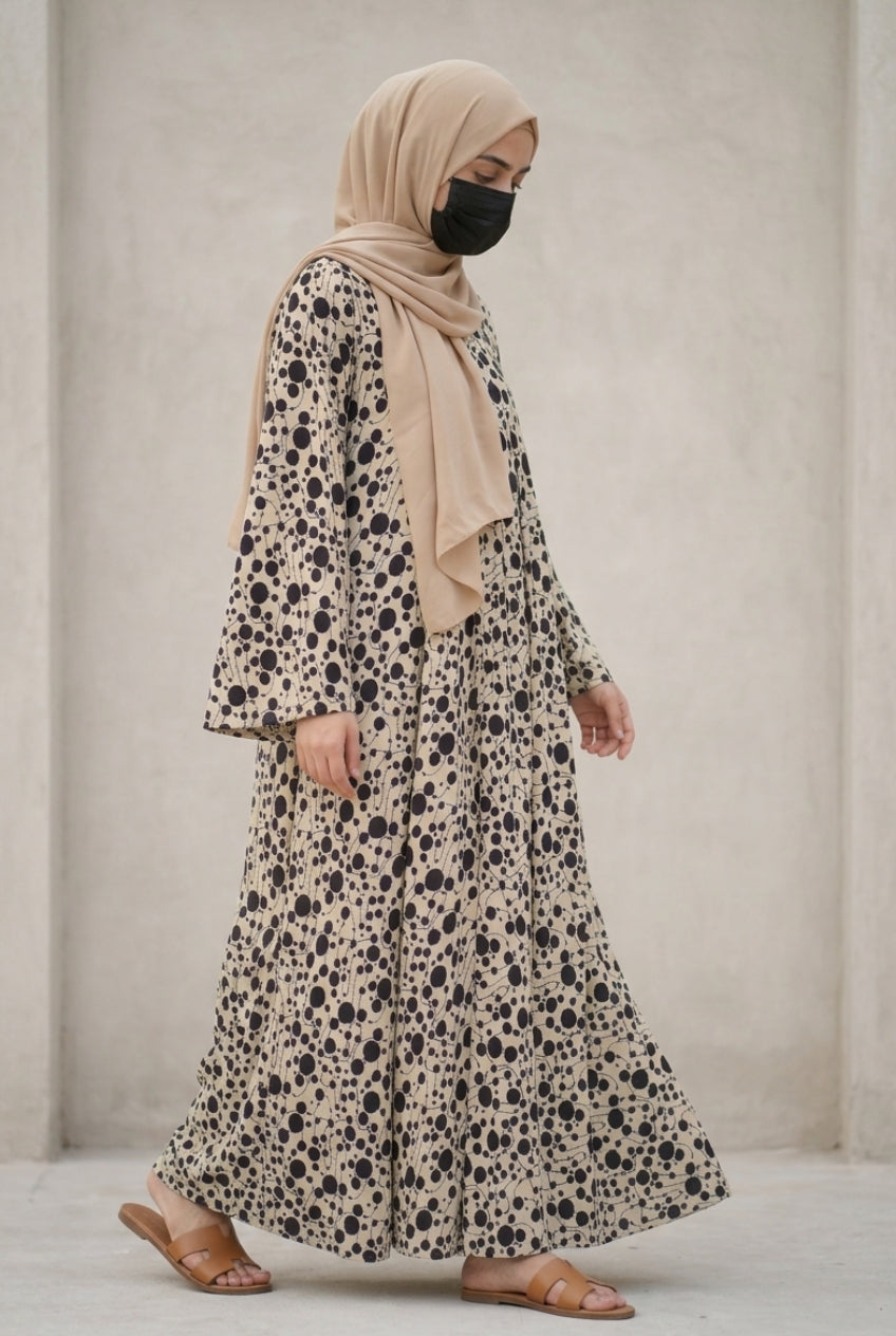 Beige Polka