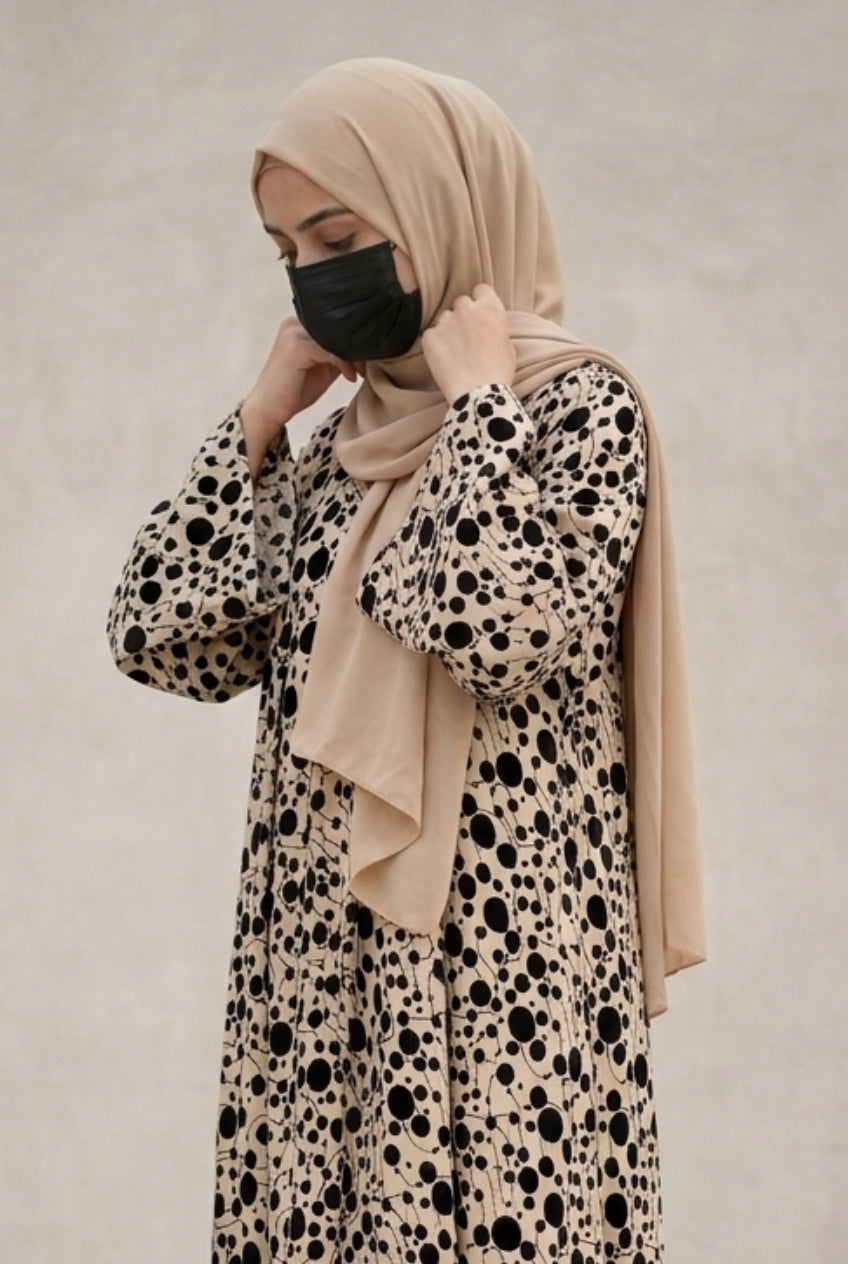 Beige Polka