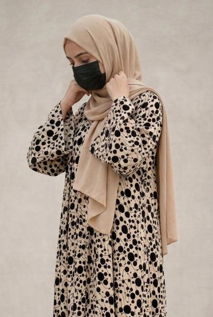 Beige Polka