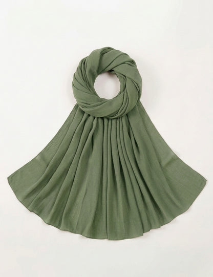 Sage Green Soft Georgette Scarf