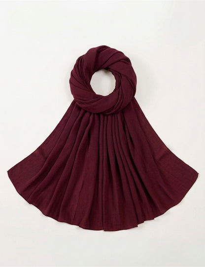 Maroon Soft Georgette Scarf
