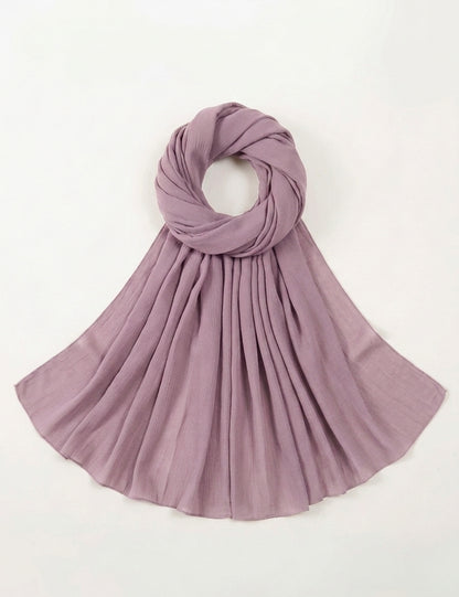 Light Purple Soft Georgette Scarf