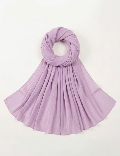 Lilac Pink Soft Georgette Scarf